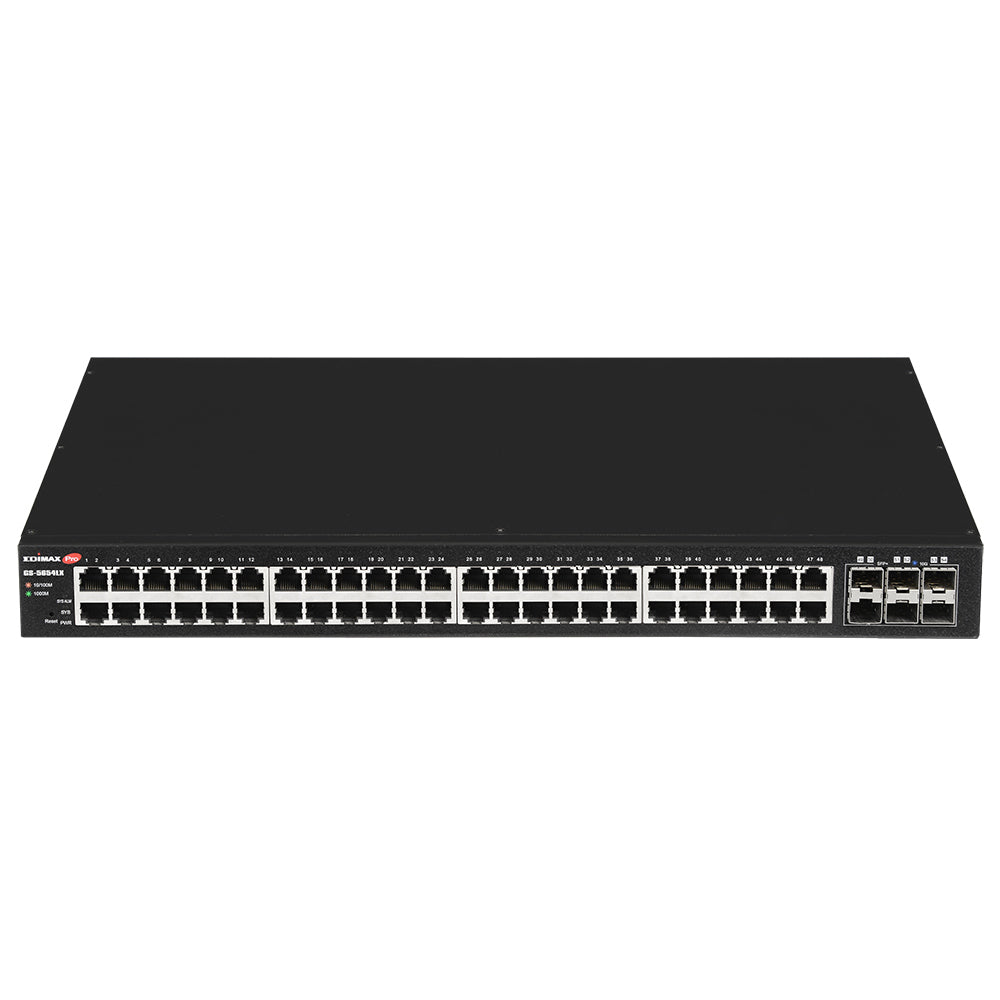 Edimax 54-Port Gigabit Web Smart Switch with 6 SFP+ 10G Ports Edimax 54-Port Gigabit Web Smart Switch with 6 SFP+ 10G Ports